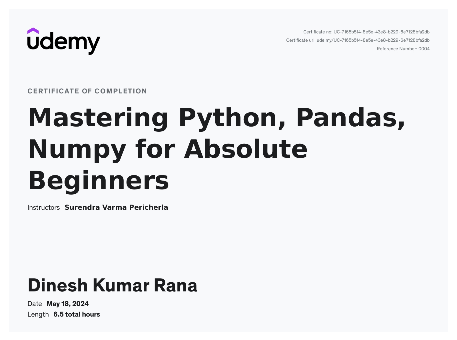 Mastering Python, Pandas, and Numpy